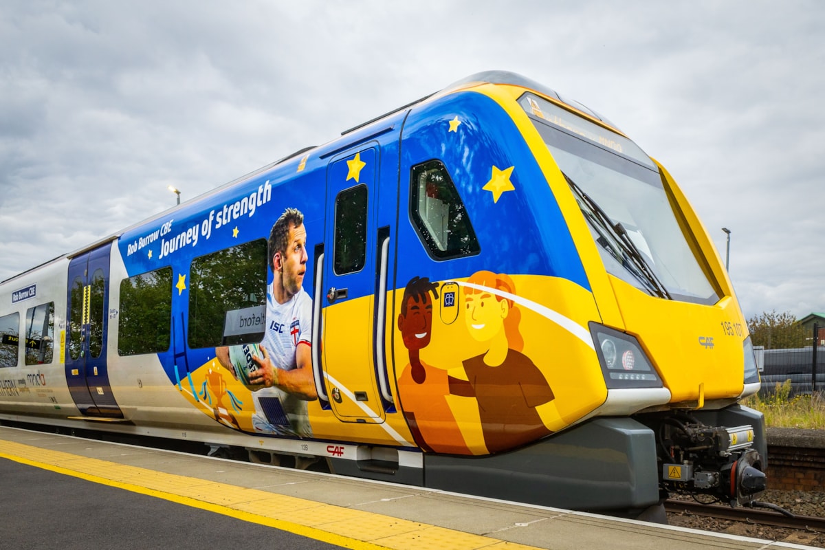 An image of the Rob Burrow train