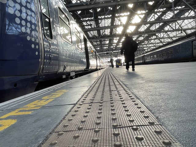 Key accessibility improvements rolling out across Scotland’s Railway: Tactile 1