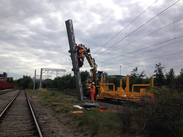 Chase line electrification -  Walsall work