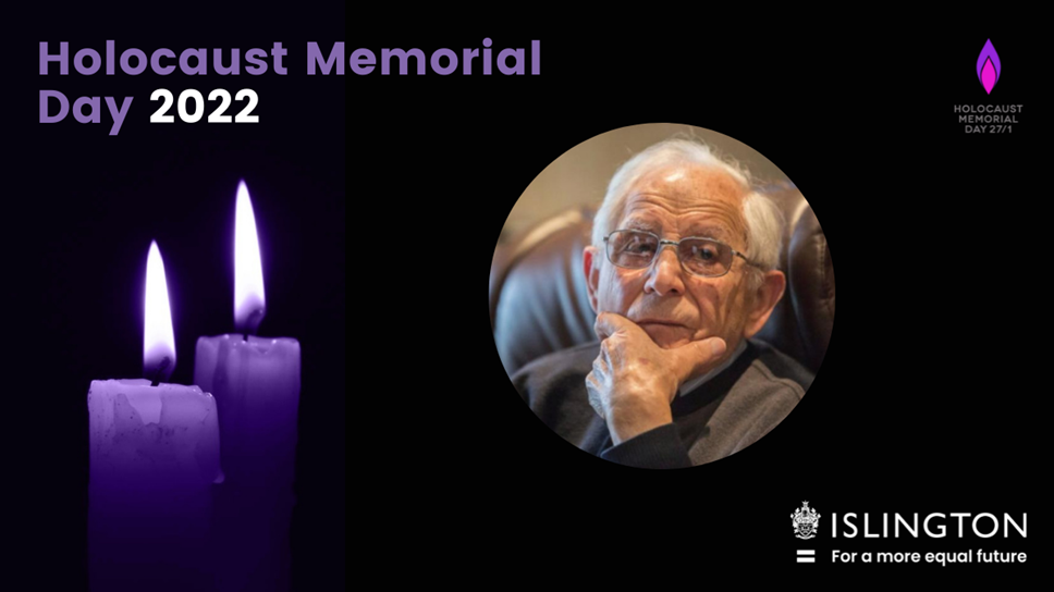 Holocaust Memorial Day 2022 banner