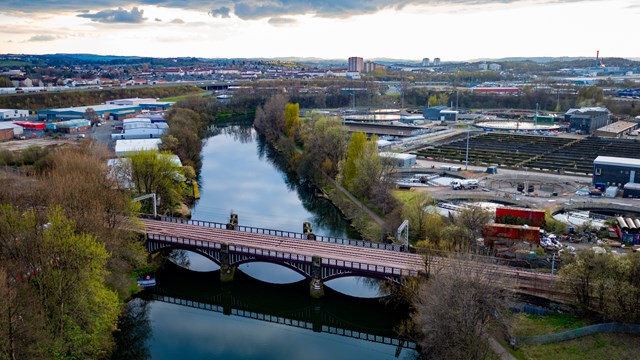 £4.7m project to improve Clyde Viaduct near Dalmarnock now complete: Clyde Viaduct, Dalmarnock