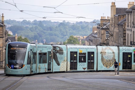 The National Museum of Scotland Tram launched this morning, 4 July. Photo (c) Duncan McGlynn (12)