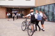 TfL Image - Group with bike: TfL Image - Group with bike