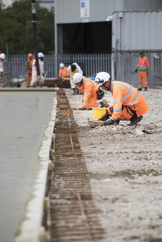 Euston Station Site July 2020: Credit: John Zammit
(PPE, concrete, people)
Internal Asset No. 17019