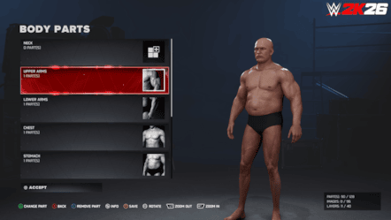 WWE2K26 Creation BodyMorphing