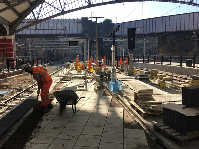Platform upgrades - Liverpool Lime Street eight week transformation