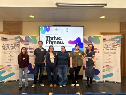 Members of the Youth Assembly at the recent Youth Poverty Summit