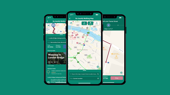 Go Jauntly image - Walking Map