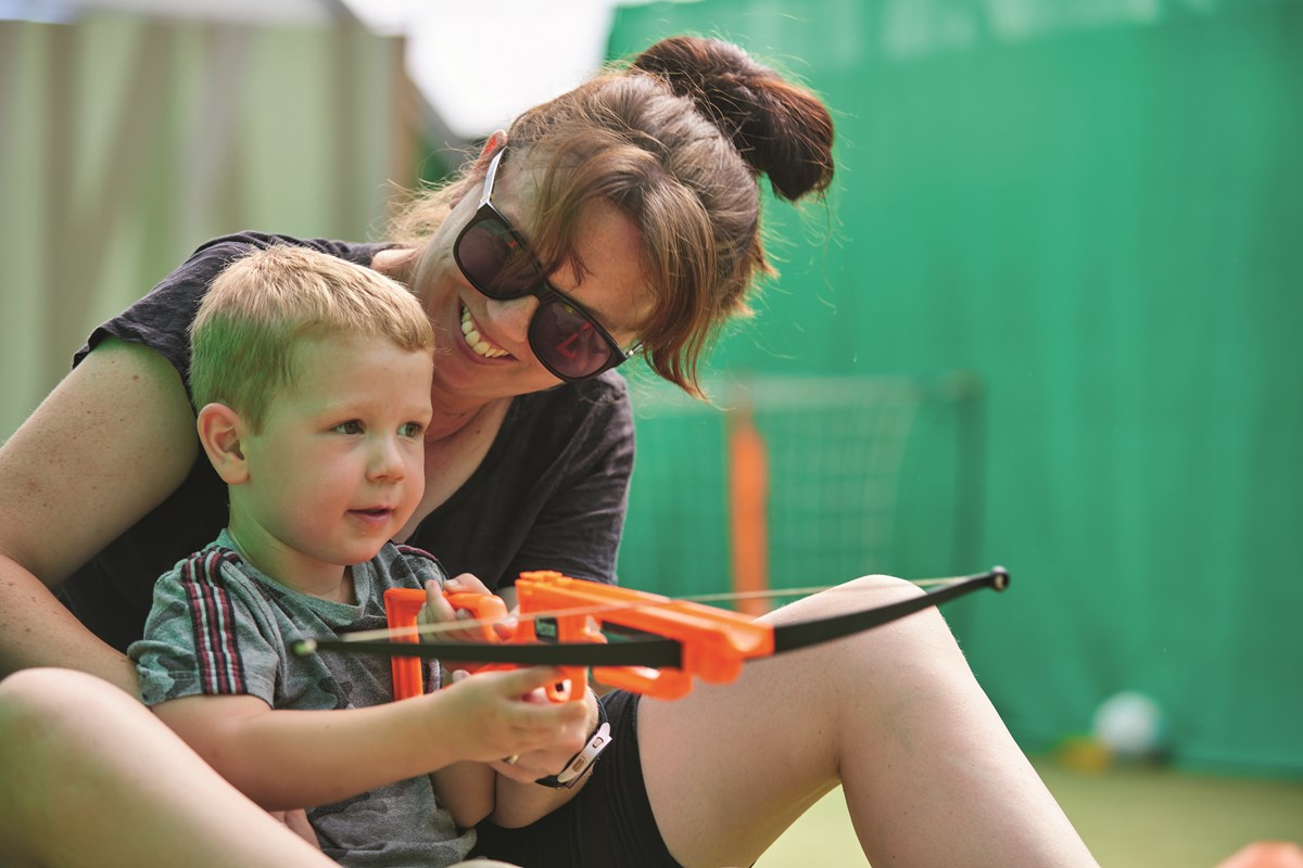 Mini Archery at Thorpe Park