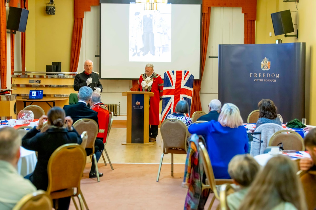 Family members at the celebration at Himley Hall