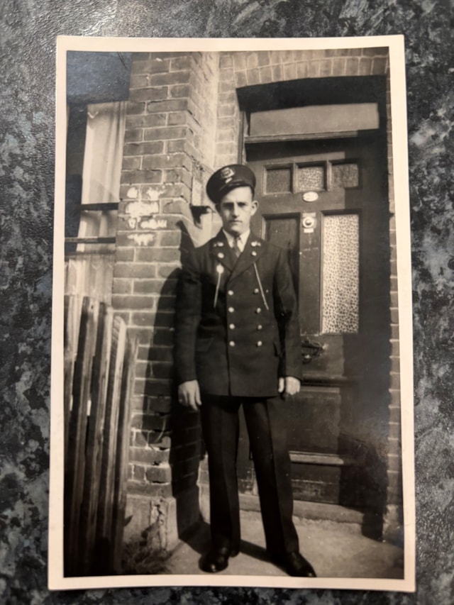 A picture of Tony's grandfather taken in 1947 Dressed in his Guards Uniform.: A picture of Tony's grandfather taken in 1947 Dressed in his Guards Uniform.