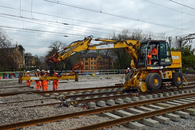 Easter works - Orphanage road bridge - Watford-5