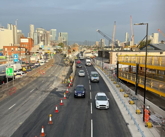 TfL advises of further works affecting southbound traffic through Blackwall Tunnel during weekend of 21-23 October: TfL Image - Blackwall Tunnel October 2023