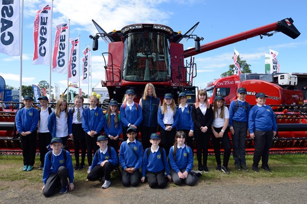 West Lothian primary school wins national nature camera trap competition: Blackridge Students with Francesca-2