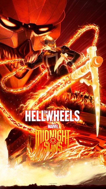 2K Marvel's Midnight Suns Hell on wheels Poster (3)
