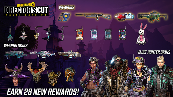 Borderlands® 3's Vault Card 3: Bunker Masters Now Available Borderlands® 3's Vault Card 3: Bunker Masters Now Available