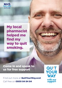 NHS Quit Your Way Poster