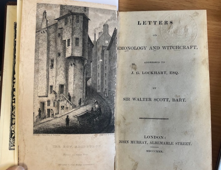 Mother Shipton book: Other texts to be found in the library’s collection include a copy of The Discoverie of Witches, first published in 1584, which attempted to debunk popular and scholarly beliefs about witchcraft, magic and other superstitions with rational explanations.
Also included is a copy of Letters on Demonology and Witchcraft published in 1830, which covers a range of histories and beliefs on spirits, demonology and witchcraft from a variety of sources.