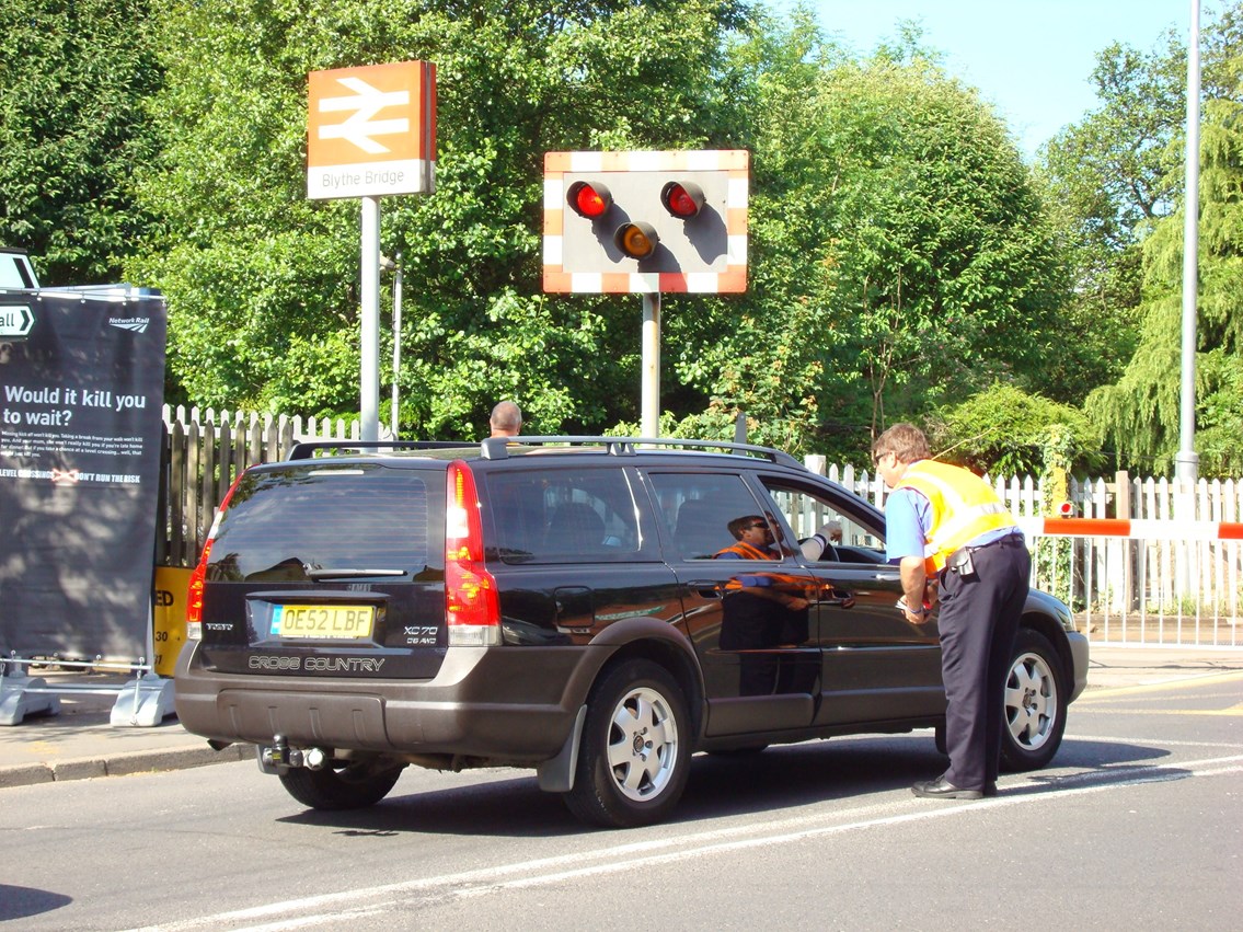 International level crossing day at Blythe Bridge: June 2010
