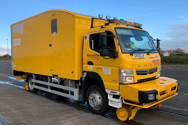 Unique road-to-rail vehicle to help emergency services reach emergencies faster: Emergency services vehicle donation