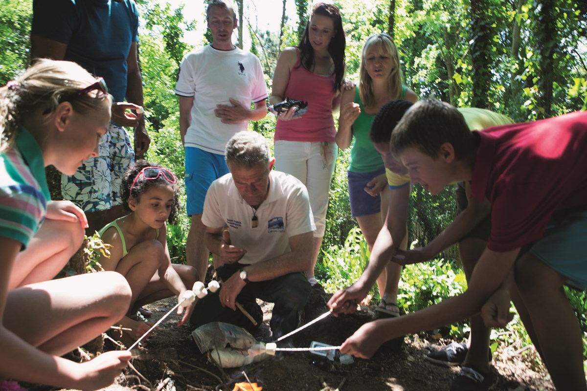 Bush Craft at Devon Cliffs