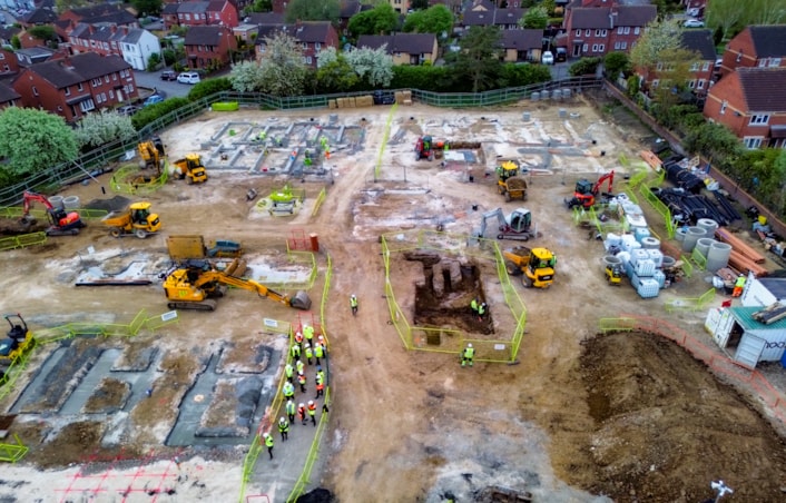 Middlecross 4: The Middlecross development site.
