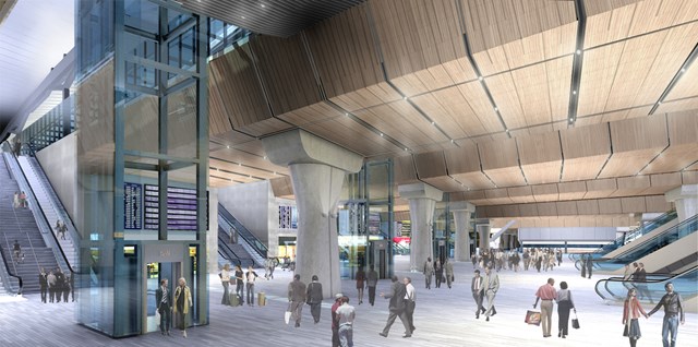 First major changes for passengers as London Bridge redevelopment gathers pace: New London Bridge concourse