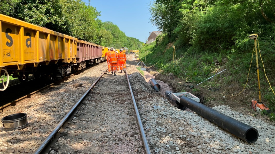 Drainage work at Newnham-on-Severn 1
