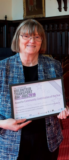 Volunteer transport award