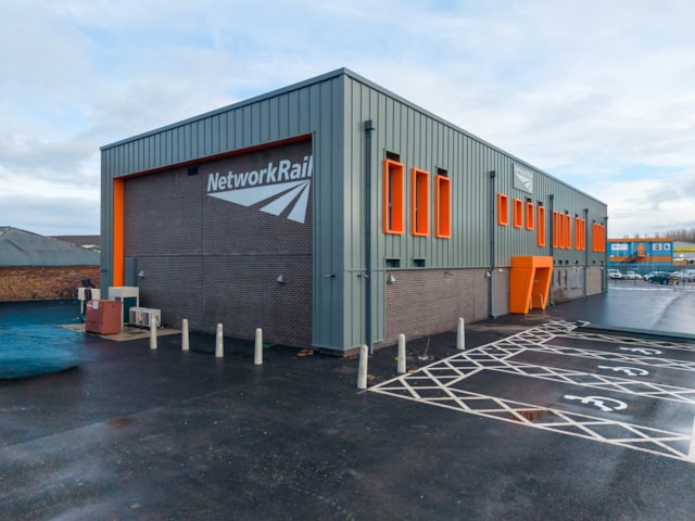 External shot of Guide Bridge depot: External shot of Guide Bridge depot