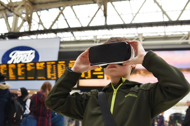 Tomorrow's commuters were able to see what the station of the future will look like