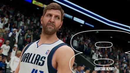 NBA 2K22 - Courtside Report Header - MyNBA