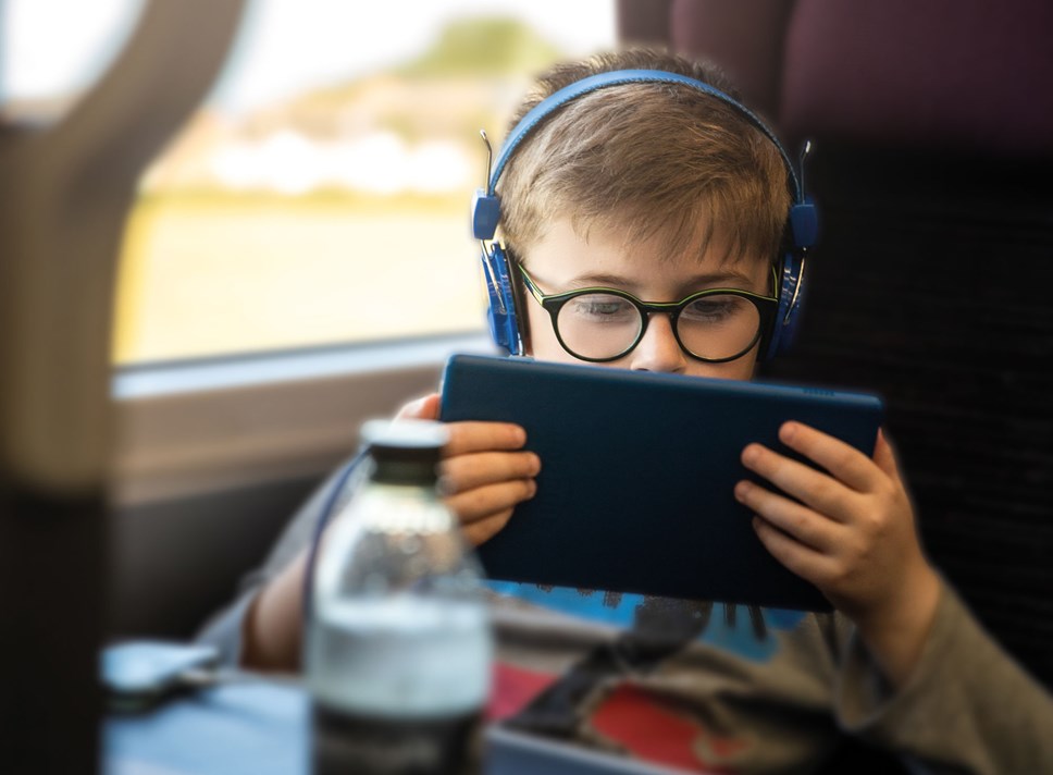 photo - Child on a train