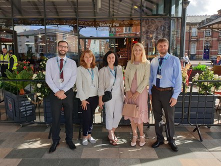 Members of Lancashire County Council's Homes for Ukraine team