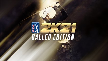 2K PGA TOUR 2K21 Edition Baller Key art