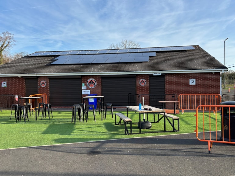 How solar investment is part of a national blueprint to protect grassroots football