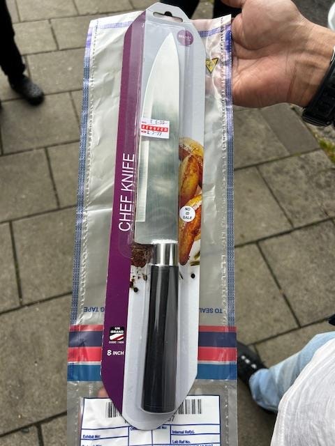 Knife sold to 14 year old