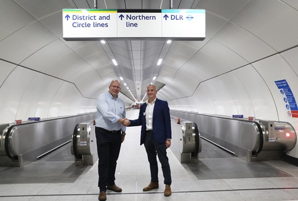 TfL Image - Andy Lord and Stuart Harvey open the new interchange