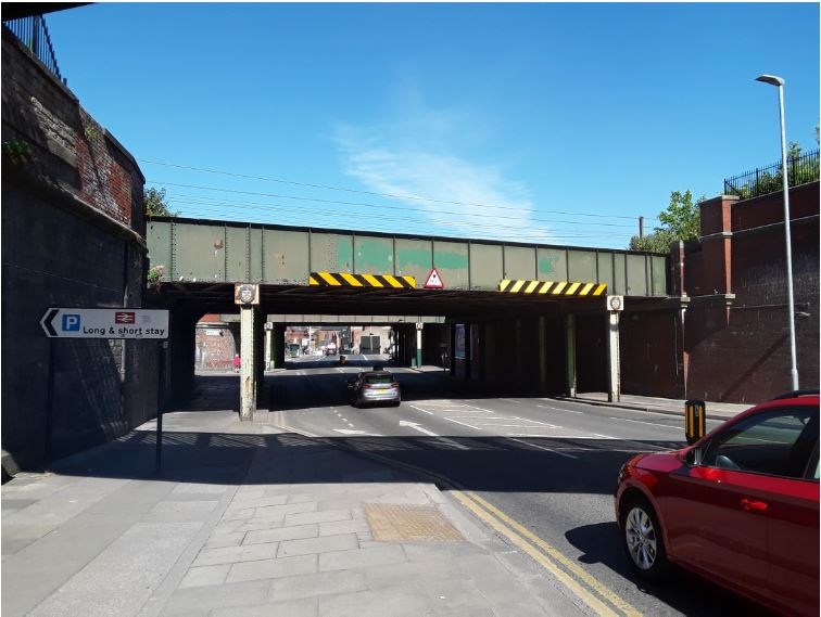 The two bridges on Yarm Road are to be repainted in their original green colour