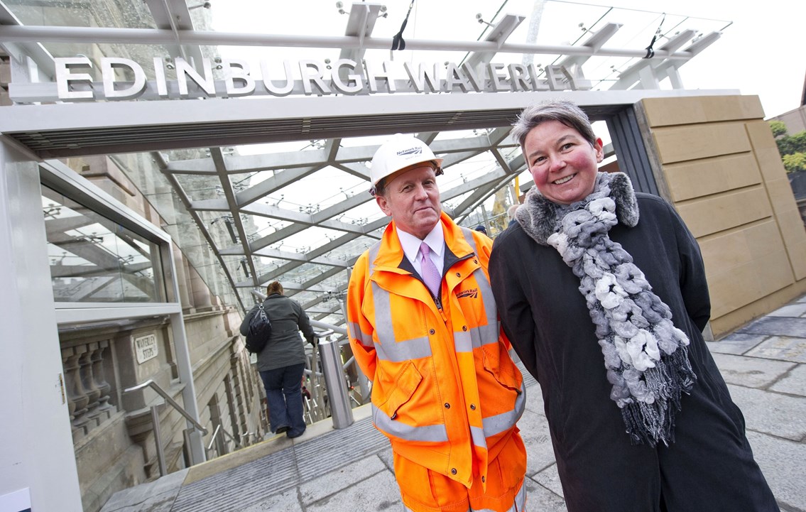 NEW-LOOK WAVERLEY STEPS REOPEN FOR PASSENGERS: Waverley Steps 1