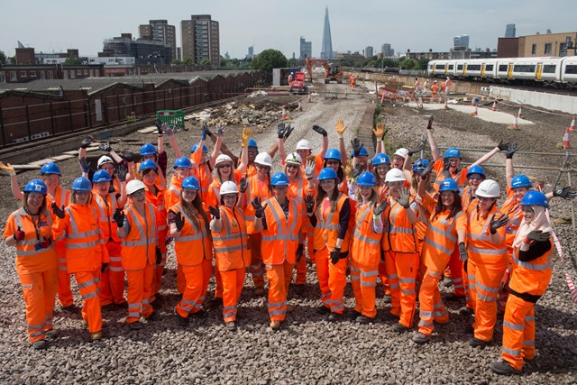 Thameslink - Women in Engineering Railway Women in Engineering: Network Rail, Thameslink Programme and contractors celebrate Women in Engineering Day