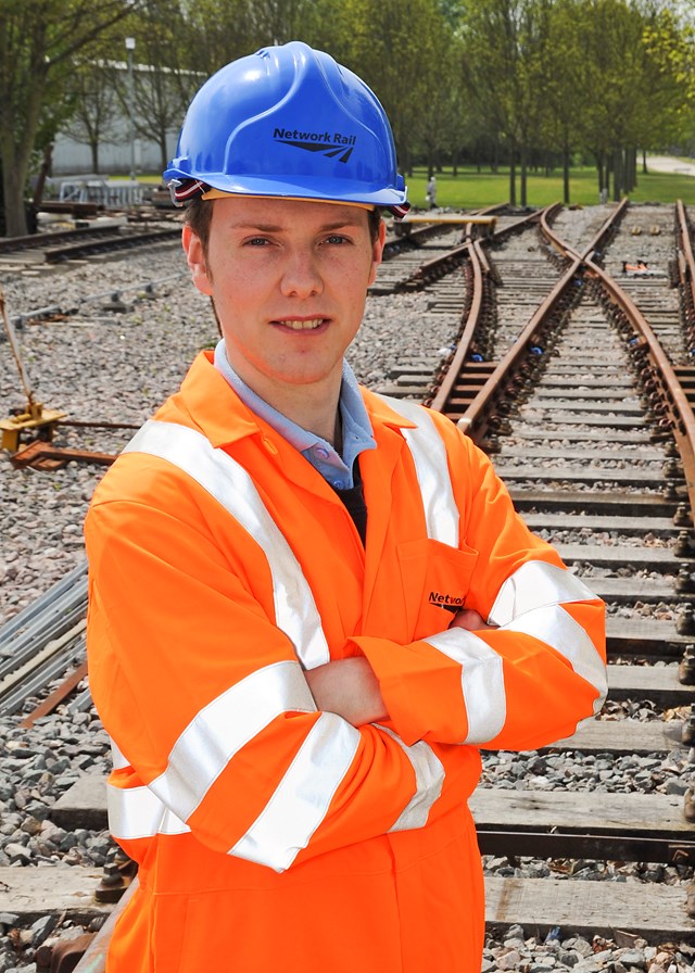 NORWICH RAIL APPRENTICE GETS TRACK TO WORK: Alistair Heyes