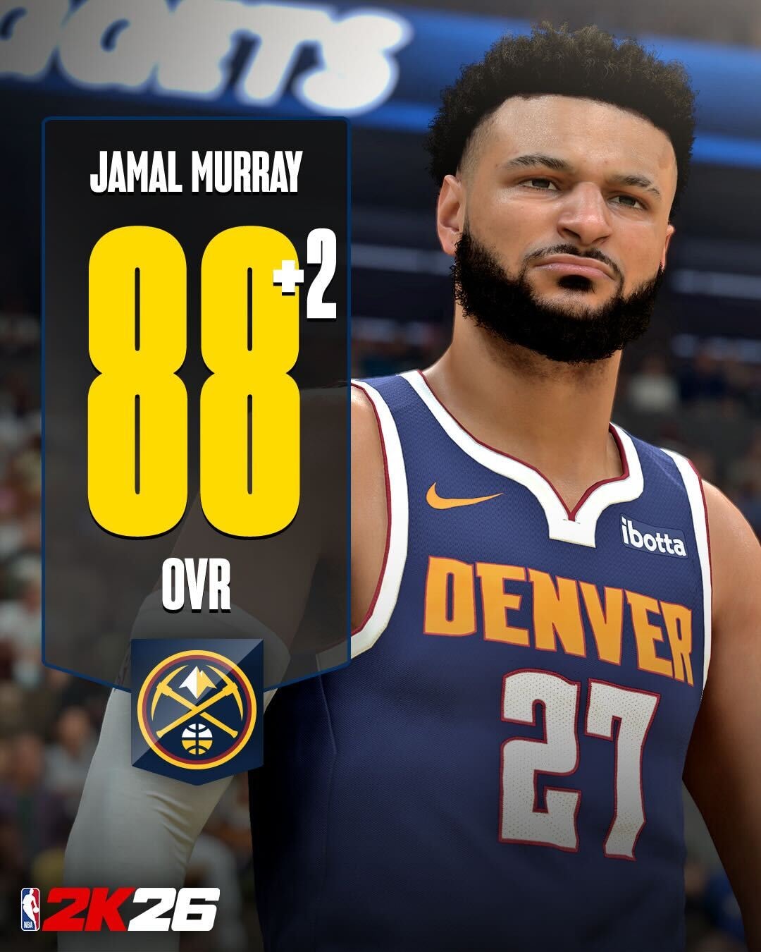 NBA 2K26 Ratings Update 3 - Jamal Murray 1