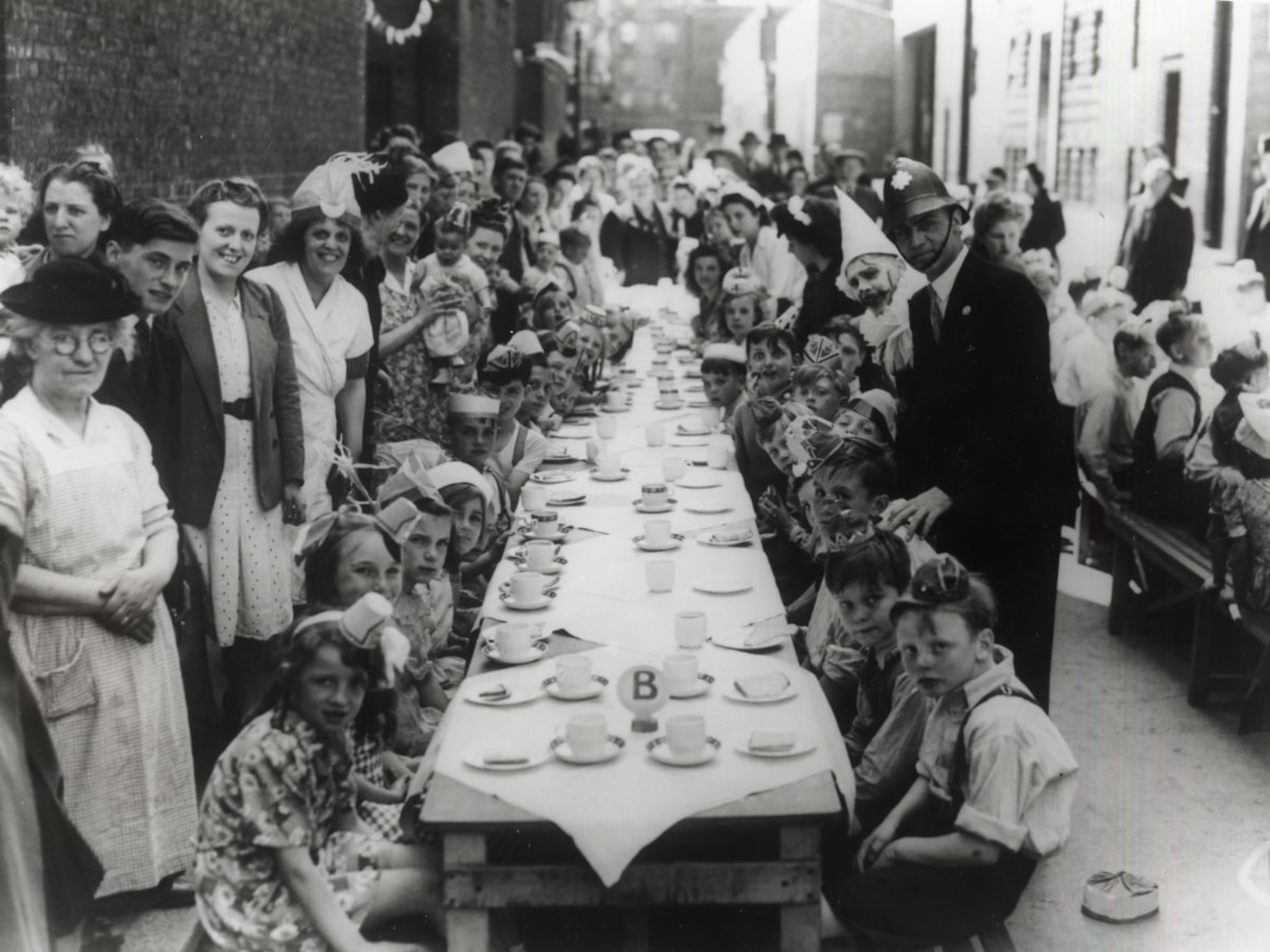VE Day Street Party, Seward Street. Image credit Local History Centre-2