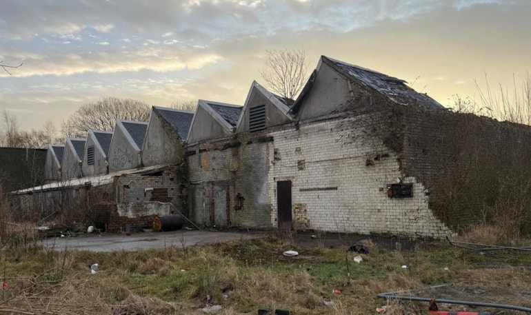 Demolition underway in Darvel