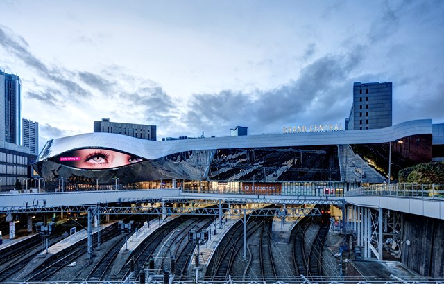 Birmingham New Street station marks one year since its grand reopening: Birmingham New Street and Grand Central - by day
