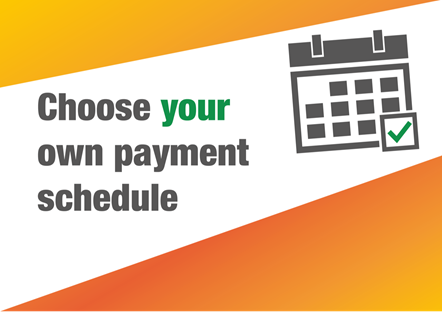 Council tax direct debit benefits - choose payment schedule