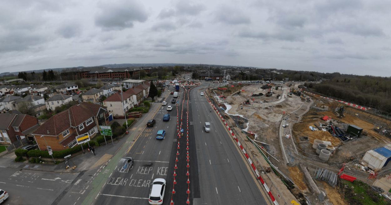 Dawsons SW corner from Bradford Road