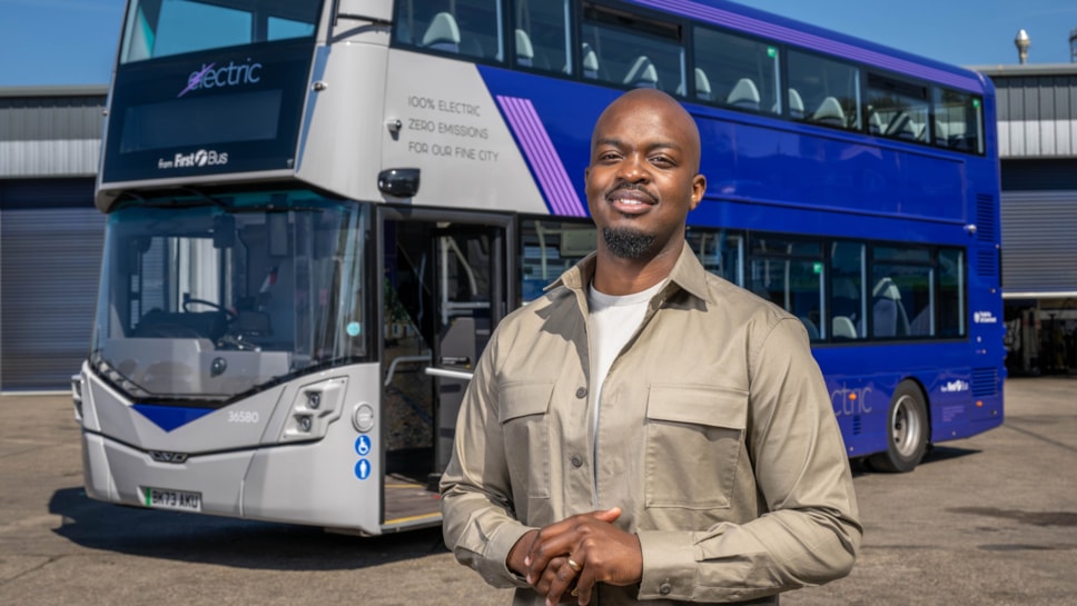 First Bus partners with George the Poet to release ‘ode to the bus’ poem, as research shows Brits want to connect more in public spaces
