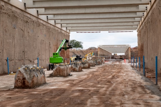 Burton Green tunnel under construction Sept 2024 1